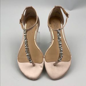 Jewel Badgley Mischka Gaby T-Strap Sandal 5